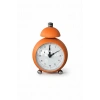 Turuncu Renk Mini Dekoratif Alarmlı Yuvarlak Masa Saati
