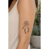 Tüylü Düş Kapanı Mini Geçici Dövme Tattoo