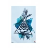 Üçgen Gül Geçici Dövme Tattoo