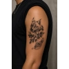 Vaşak Geçici Dövme Tattoo