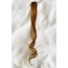 Yan Çıt Çıt Postiş /Kahve Renk Dalgalı / 50 Cm