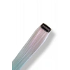 Yan Çıt Çıt Postiş / Ombre Çok Renkli / 50 Cm