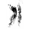 Yaprak Mini Dövme Geçici Tattoo