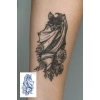 Yarasa Figürlü 12 Saat Sonra Kararan Geçici Dövme Tattoo
