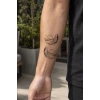 Yarım Ay Mini Geçici Dövme Tattoo