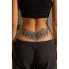 Yazı Figürlü Sonradan Kararan Yarı Kalıcı Geçici Dövme Tattoo