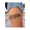 Yazılı Büyük Dövme Geçici Tattoo