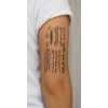 Yazılı Dövme Geçici Tattoo