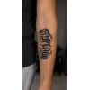Yazılı Dövme Geçici Tattoo