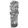 Yazılı Kol Dövme Geçici Tattoo