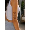 Yazılı Mini Dövme Geçici Tattoo