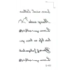 Yazılı Minimal Geçici Dövme Tattoo