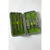Yeşil Renk 7 Parça Manikür/ Pedikür Kutulu Törpü Set