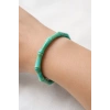 Yeşil Renk Boncuk Detaylı Bileklik