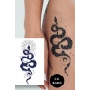 Yılan Figürlü 12 Saat Sonra Kararan Geçici Orta Dövme Tattoo