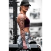 Yılan Kol Dövme Geçici Tattoo