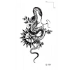 Yılan Pusula Geçici Dövme Tattoo