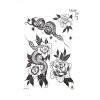 Yılan Ve Gül Geçici Dövme Tattoo