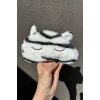 Zebra Desenli Kulak Detaylı Peluş Uyku Bandı