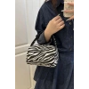 Zebra Desenli Makyaj Çantası