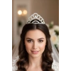 Zirkon Taşlı Gelin/Kına/Nişan/Söz Tasarım Taç