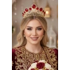 Zirkon Taşlı Gelin/Kına/Nişan/Söz Tasarım Taç