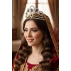 Zirkon Taşlı Gelin/Kına/Nişan/Söz Tasarım Taç