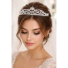 Zirkon Taşlı Gelin/Kına/Nişan/Söz Tasarım Taç