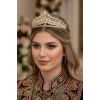 Zirkon Taşlı Gelin/Kına/Nişan/Söz Tasarım Taç