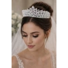 Zirkon Taşlı Gelin/Kına/Nişan/Söz Tasarım Taç