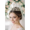 Zirkon Taşlı Gelin/Kına/Nişan/Söz Tasarım Taç