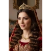 Zirkon Taşlı Gelin/Kına/Nişan/Söz Tasarım Taç