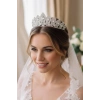 Zirkon Taşlı Gelin/Kına/Nişan/Söz Tasarım Taç