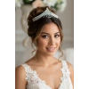 Zirkon Taşlı Gelin/Kına/Nişan/Söz Tasarım Taç