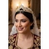 Zirkon Taşlı Gelin/Kına/Nişan/Söz Tasarım Taç