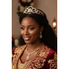 Zirkon Taşlı Gelin/Kına/Nişan/Söz Tasarım Taç