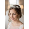 Zirkon Taşlı Gelin/Kına/Nişan/Söz Tasarım Taç