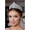 Zirkon Taşlı Gelin/Kına/Nişan/Söz Tasarım Taç