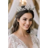 Zirkon Taşlı Gelin/Kına/Nişan/Söz Tasarım Taç