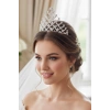 Zirkon Taşlı Gelin/Kına/Nişan/Söz Tasarım Taç