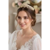 Zirkon Taşlı Gelin/Kına/Nişan/Söz Tasarım Taç