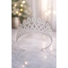 Zirkon Taşlı Gelin/Kına/Nişan/Söz Tasarım Taç