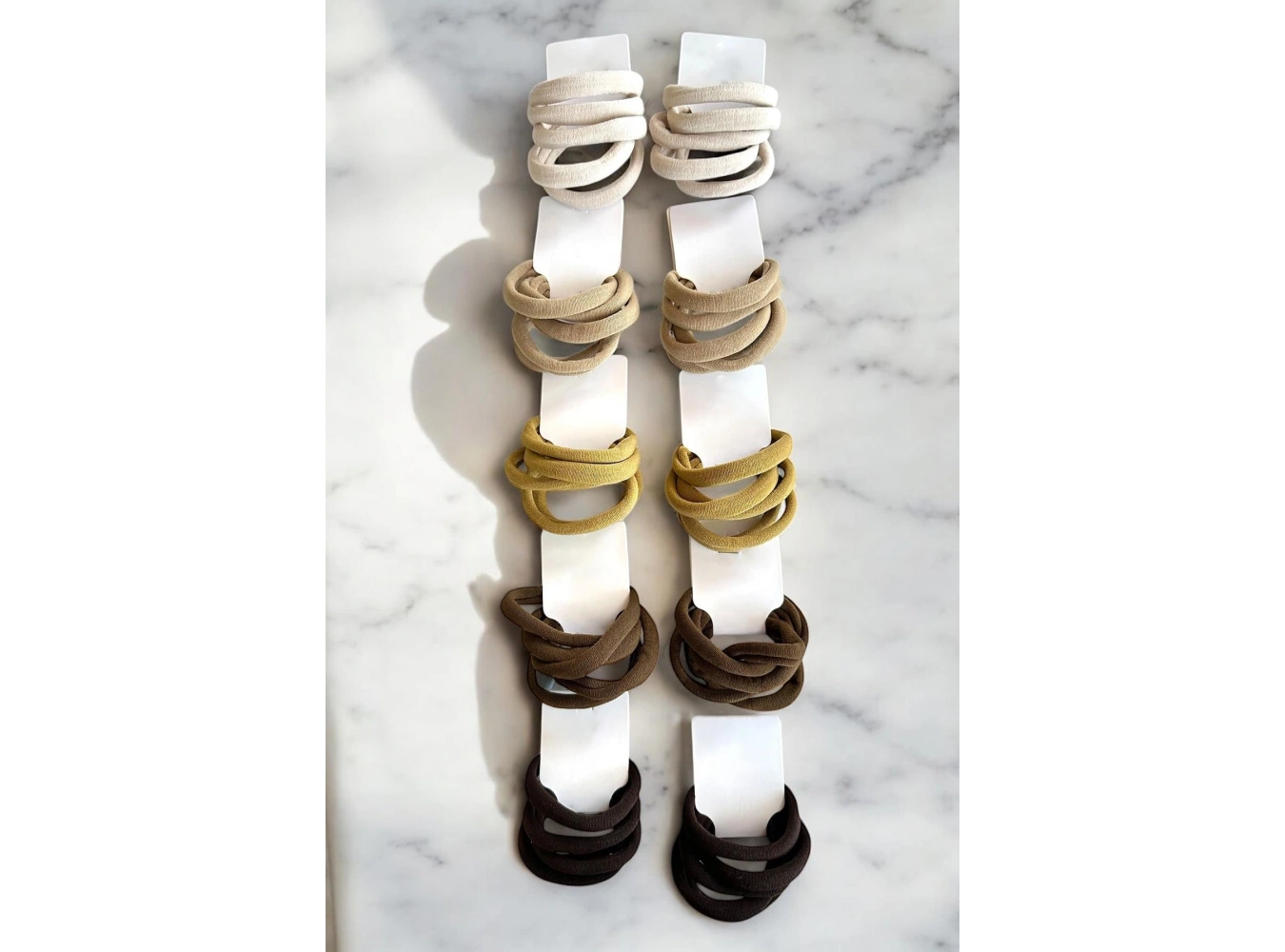 10lu Karışık Renk Havlu Toka Set