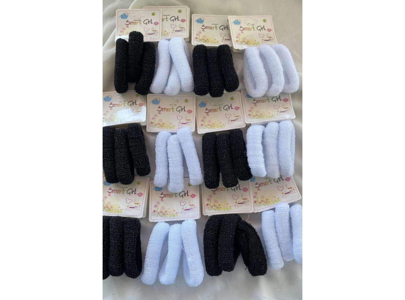 10lu Karışık Renk Lastik Toka Set