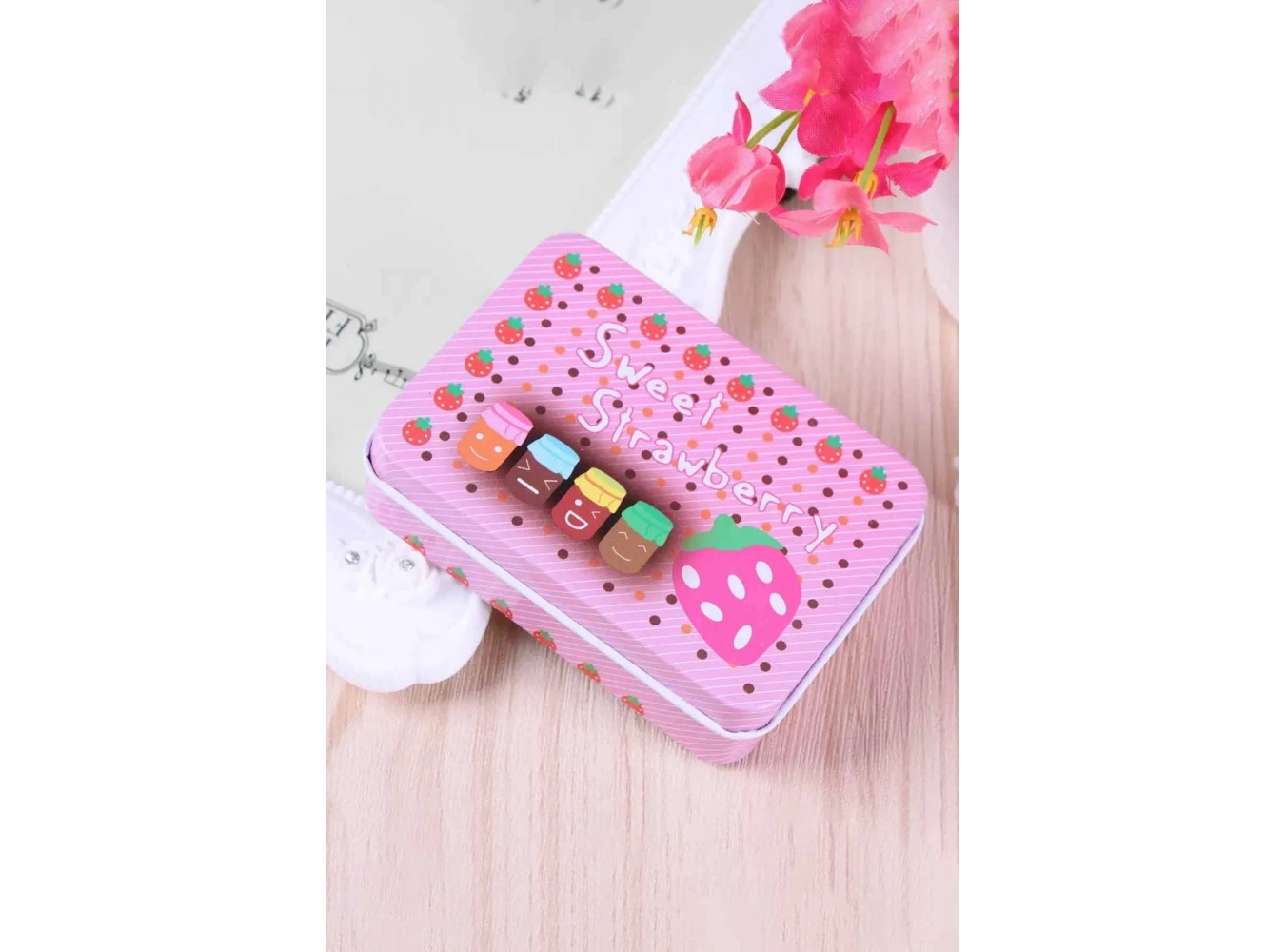 100lü Siyah Renk Metal Kutulu Tel toka