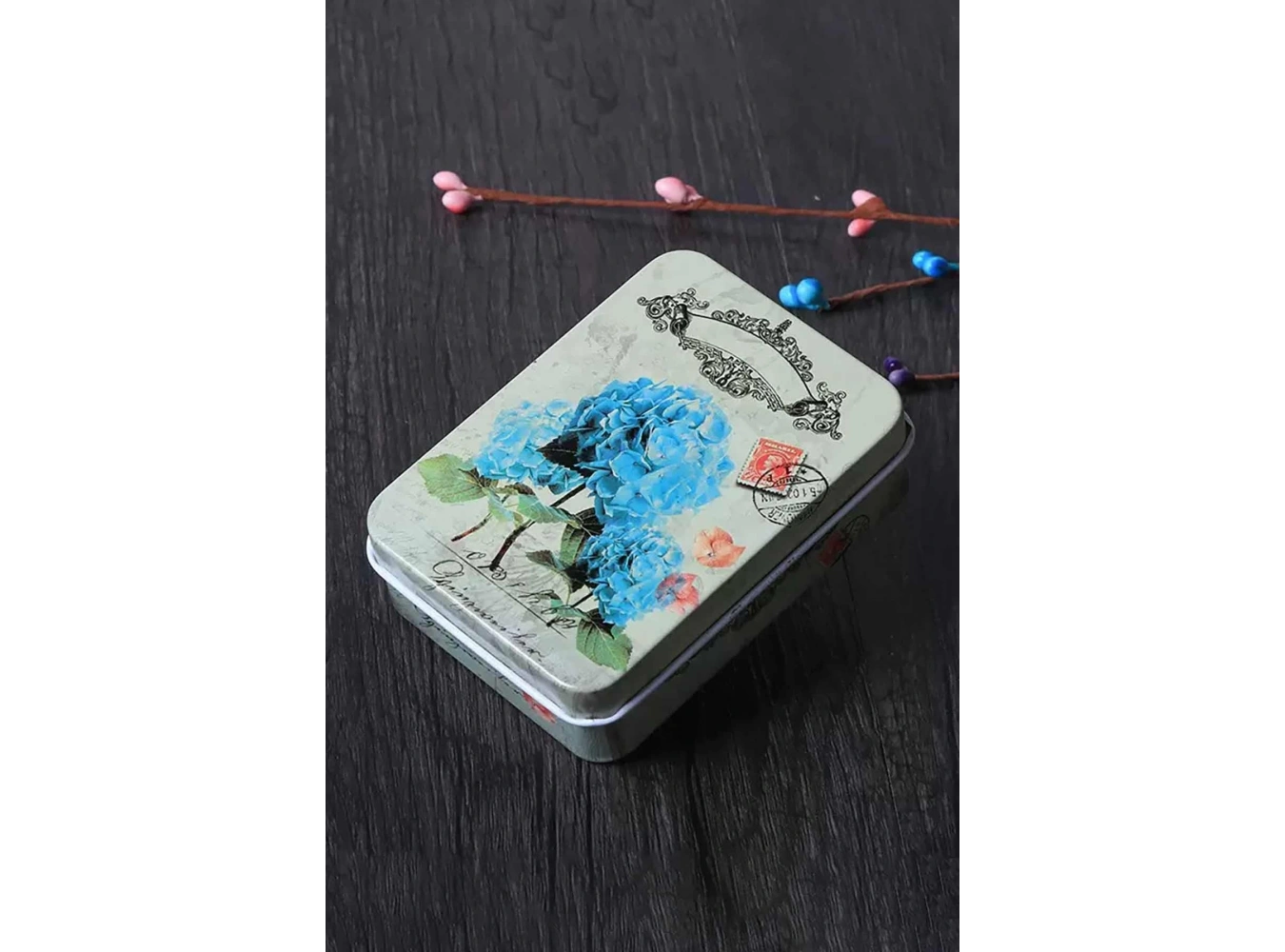 100lü Siyah Renk Metal Kutulu Tel toka