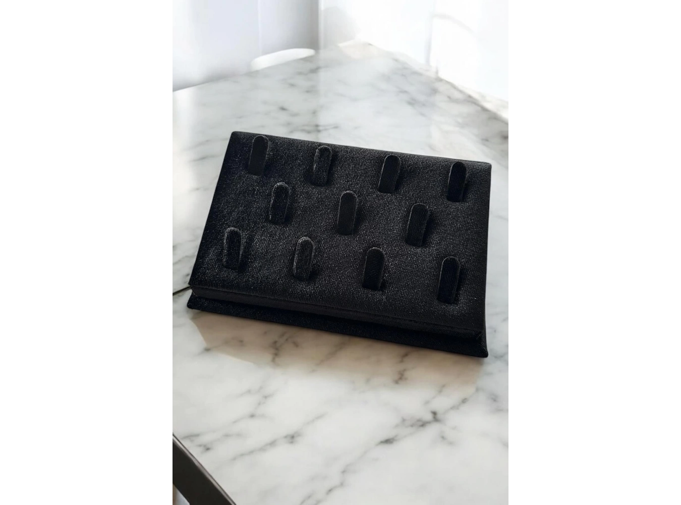 11li Siyah Renk Takı / Yüzük Organizeri