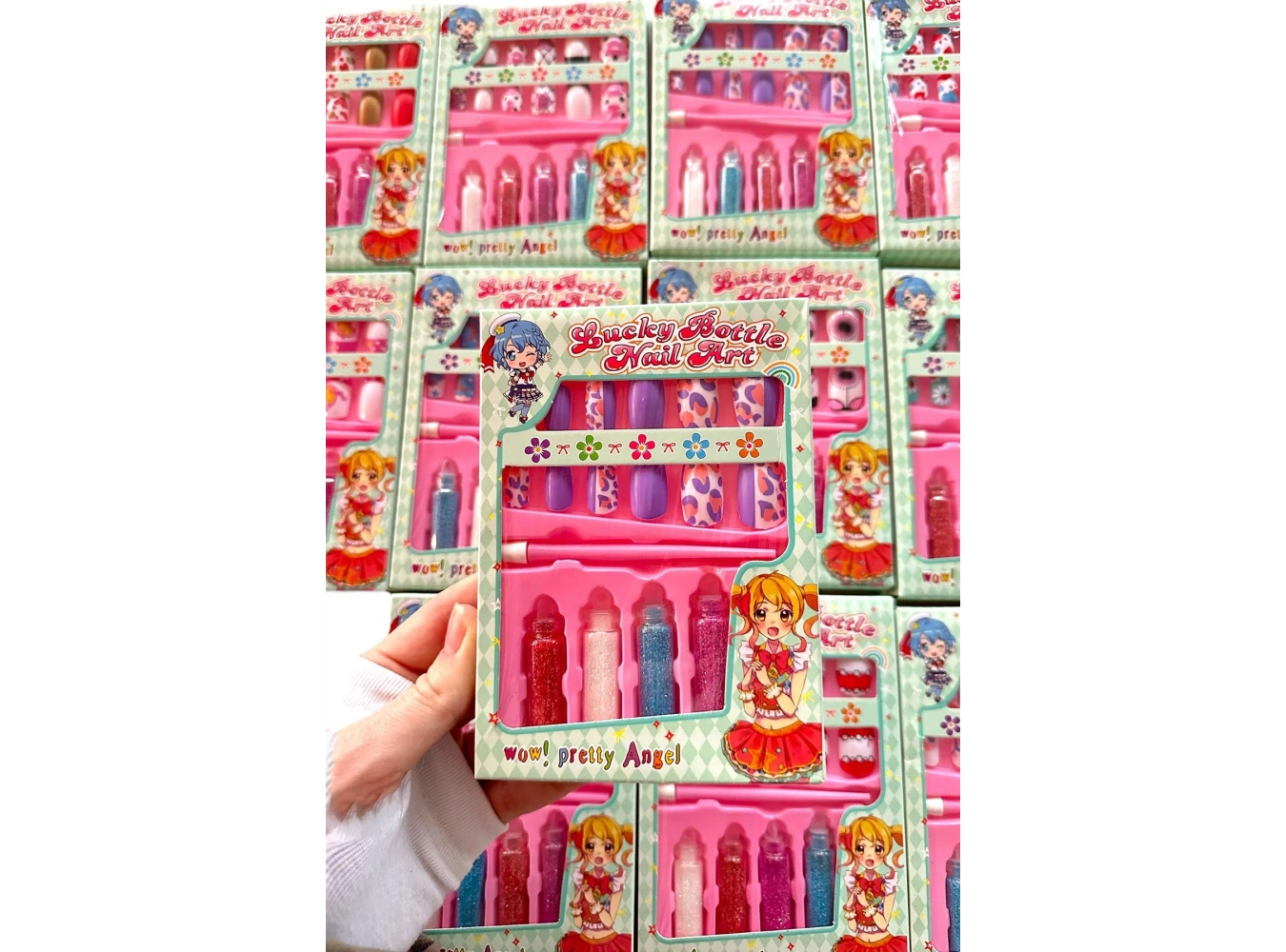 12li Karışık Figürlü Çocuk Tırnak Set