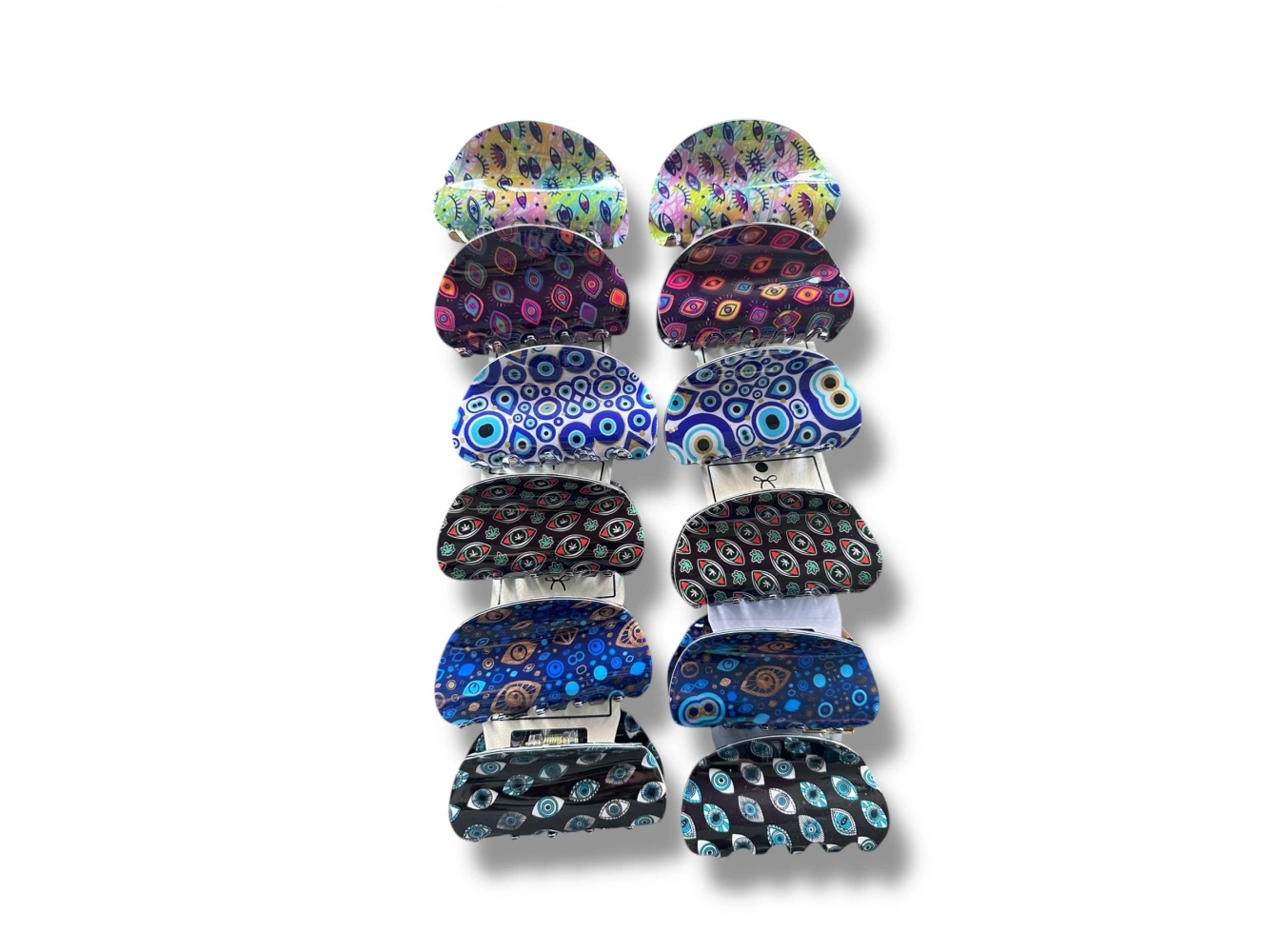 12li Karışık Figürlü Mandal Toka Set