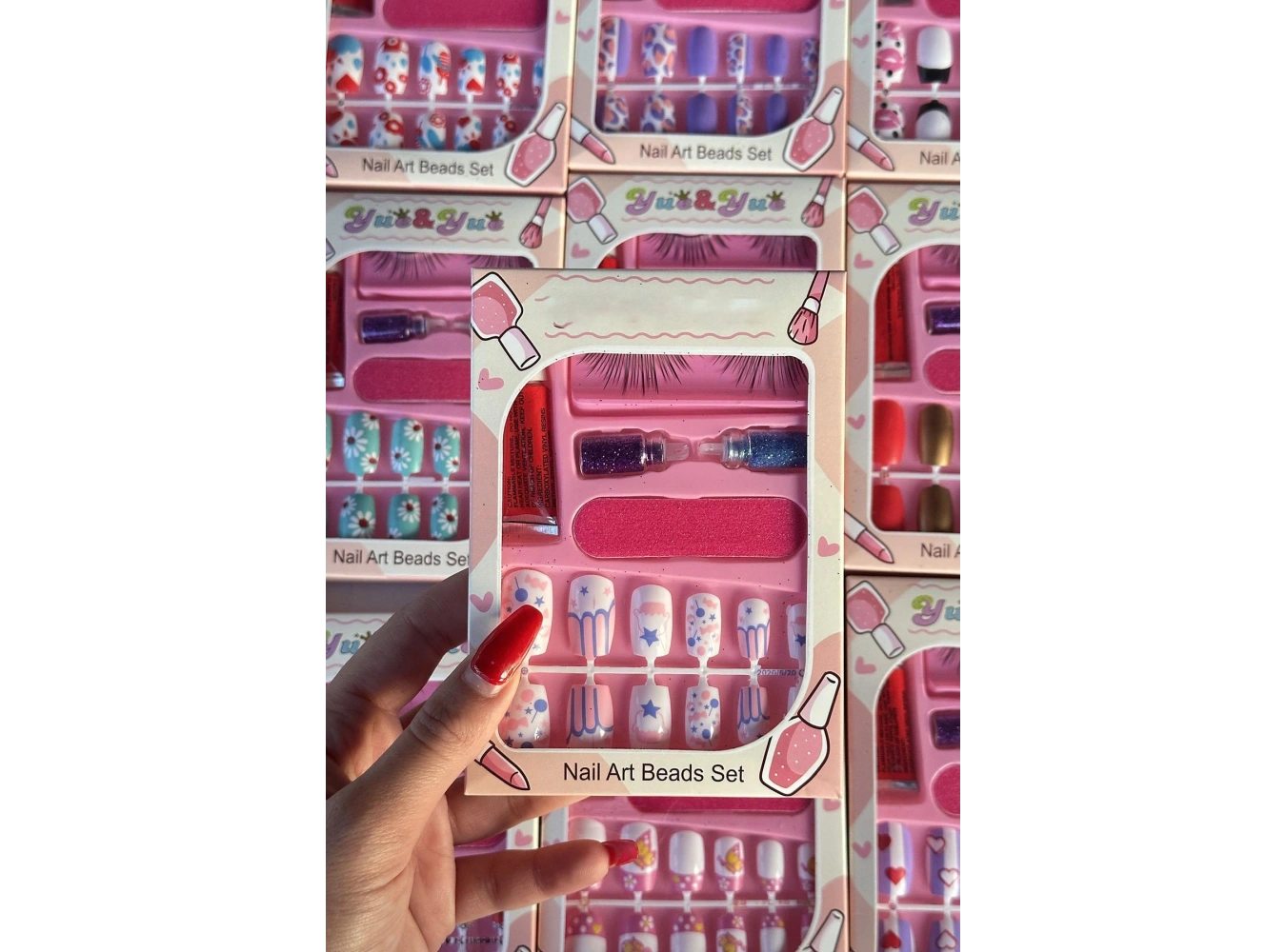 12li Karışık Figürlü Tırnak Set